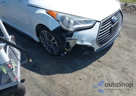 2016 Hyundai Veloster Turbo из США, поврежденный, VIN KMHTC6AE9GU286432